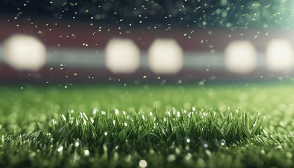 La superficie d un terrain de foot révélée en détails